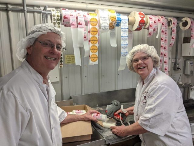 Steve and Susanne Messmer, owners of Lively Run Dairy
